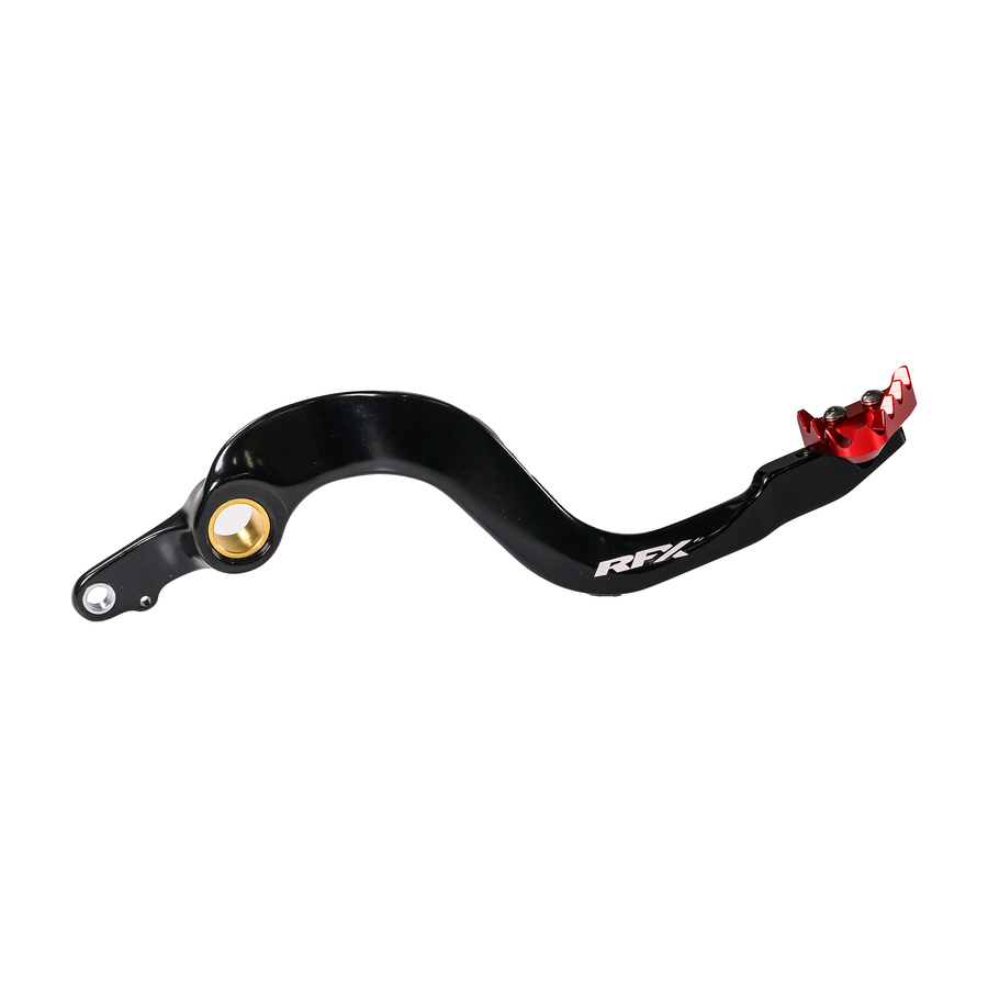 REAR BRAKE PEDAL RED SOLID-TIP HON | FXRB 10401 99RD