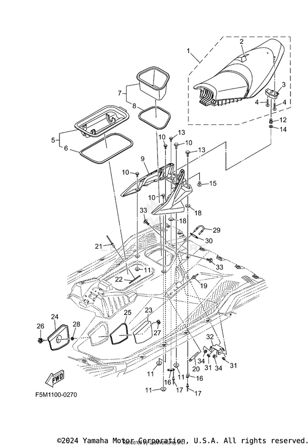 SEAT LOCK ASSY | F2C-U3850-00-00