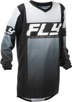 YOUTH F-16 JERSEY BLACK/WHITE YL