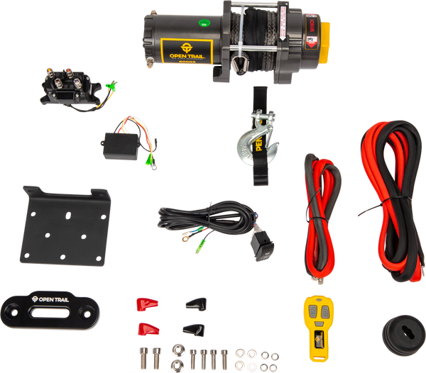 6000LB WINCH SYNTHETIC ROPE