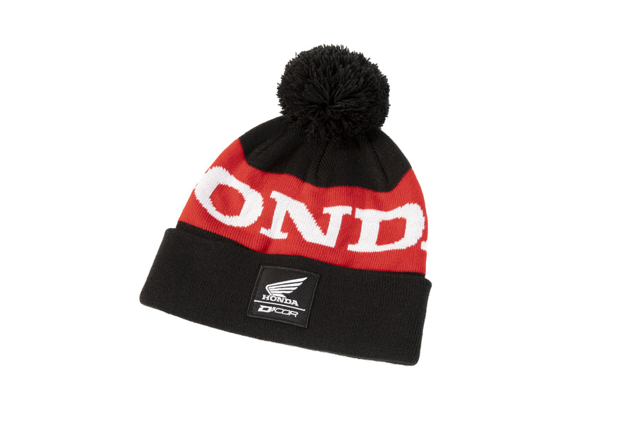 HONDA BEANIE STRIPE BLACK/RED | 70-129-1