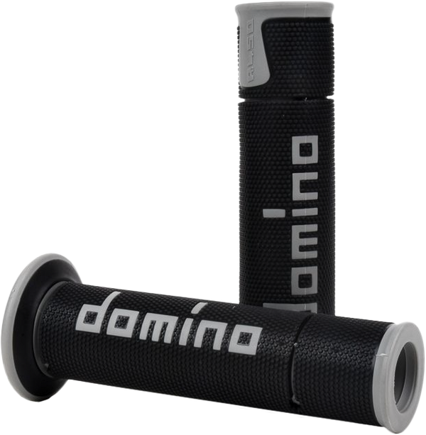 A450 ROAD RACING GRIPS BLACK/GREY PAIR