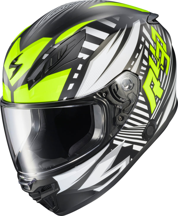 EXO-R430 FULL-FACE HELMET HEAD TRIP HI-VIZ