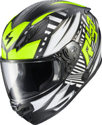 EXO-R430 FULL-FACE HELMET HEAD TRIP HI-VIZ SM