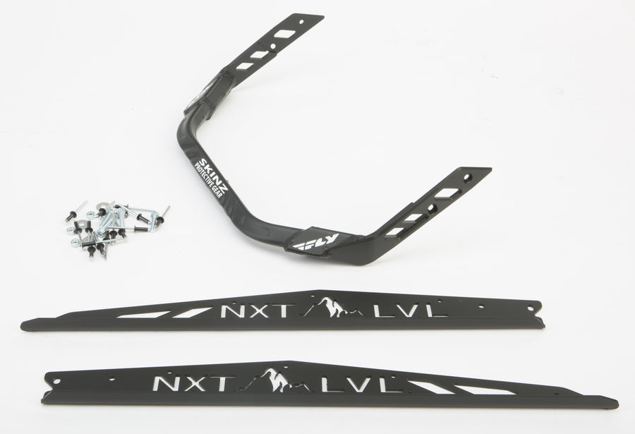 NXT LVL REAR BUMPER FLAT BLK POL AXYS RMK 155 S/M | NXPRB226-FBK/BLK