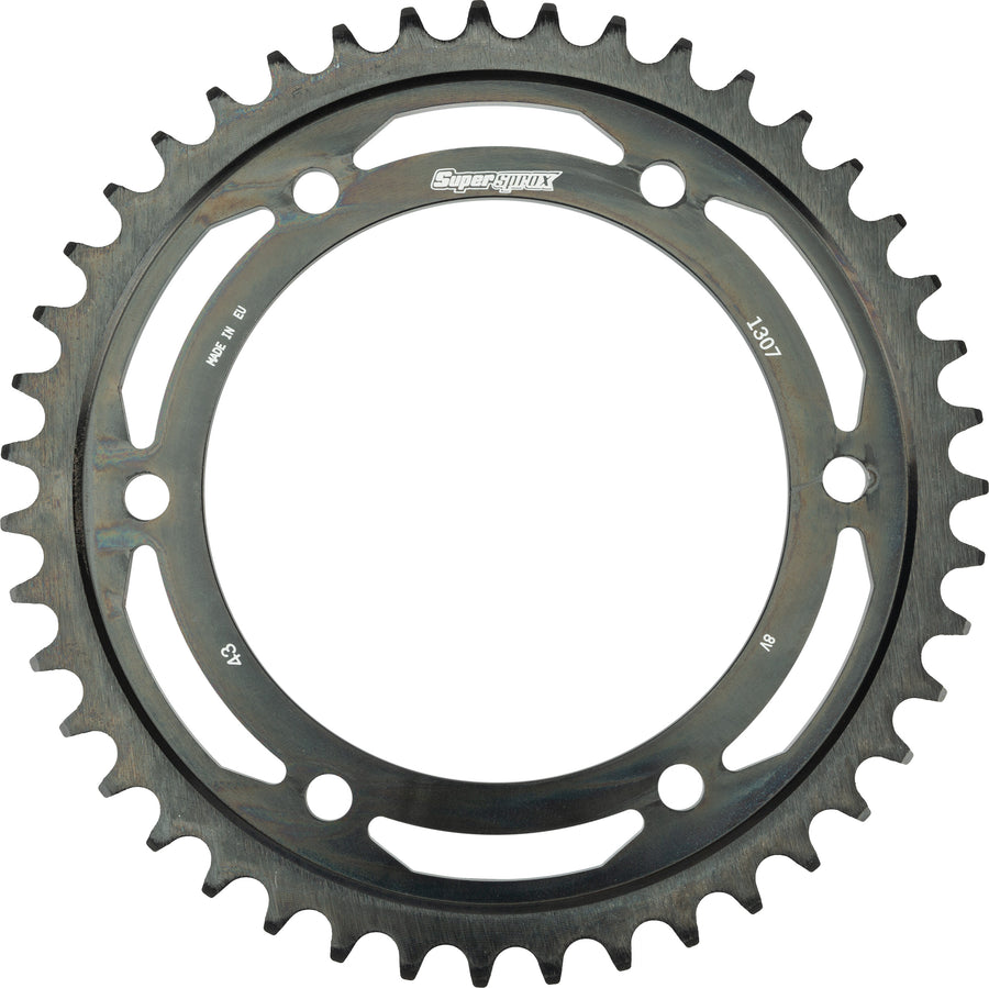 REAR EDGE SPROCKET STEEL 43T-525 BLK HON | RFA-1307-43-BLK