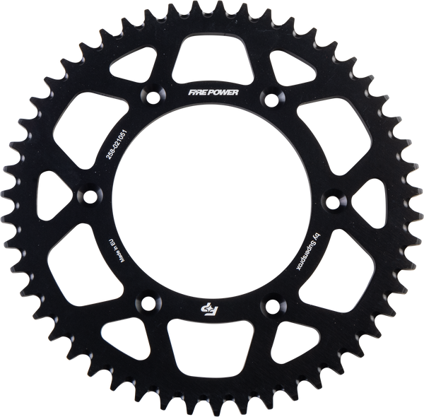REAR SPROCKET ALUMINUM 51T BLK | FPA-210-51-BLK