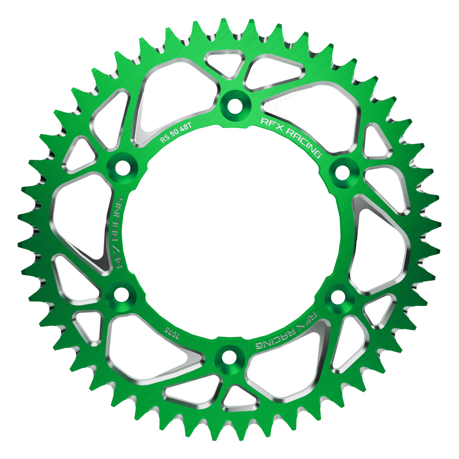 ALUMINUM REAR SPROCKET 51T GREEN KAW