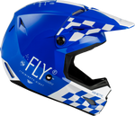 KINETIC LITE RIVAL HELMET GLOSS BLUE/WHITE
