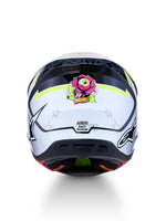 S-M7 BLASTER HELMET ECE06/DOT BLK/GRY/WH/YLLW FLUO GLSY MD