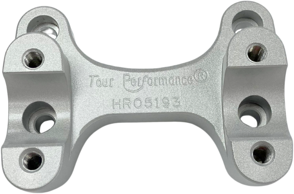 HANDLEBAR RISERS TOUR SILVER BMW