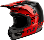 KINETIC DBK HELMET BLACK/RED/GREY