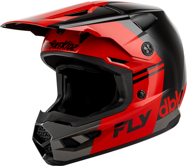 KINETIC DBK HELMET BLACK/RED/GREY