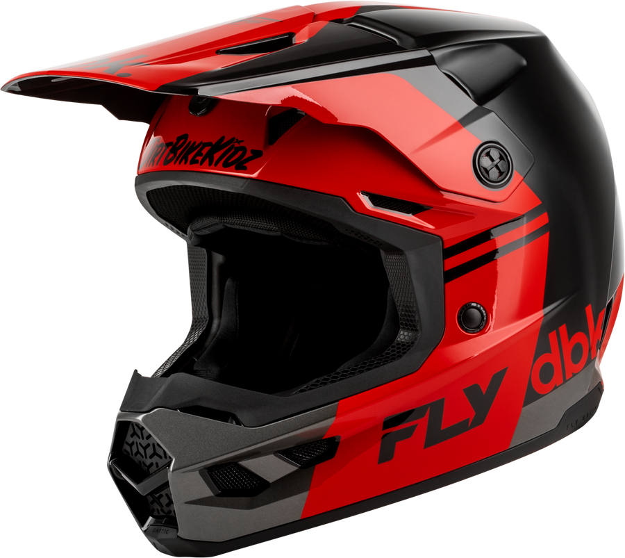 KINETIC DBK HELMET BLACK/RED/GREY
