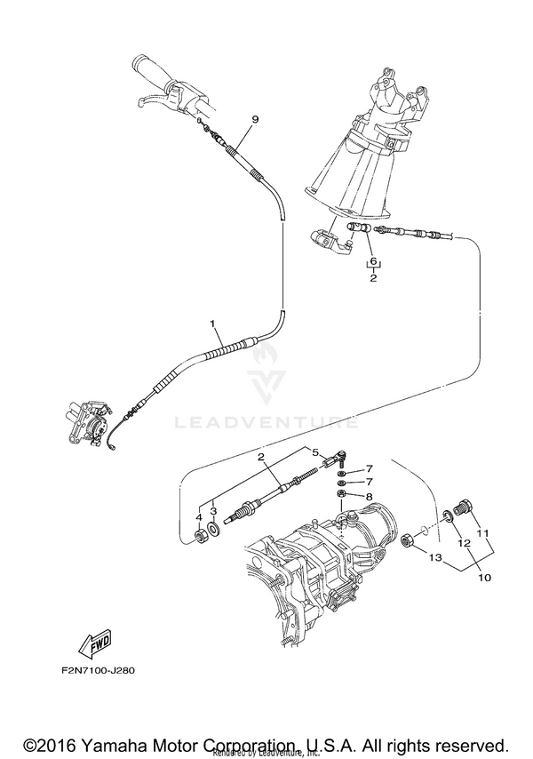 CONNECTOR, CABLE | F1K-67267-00-00