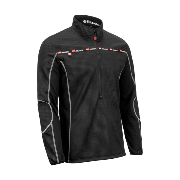 FULL HEAT HALF ZIP TOP BK