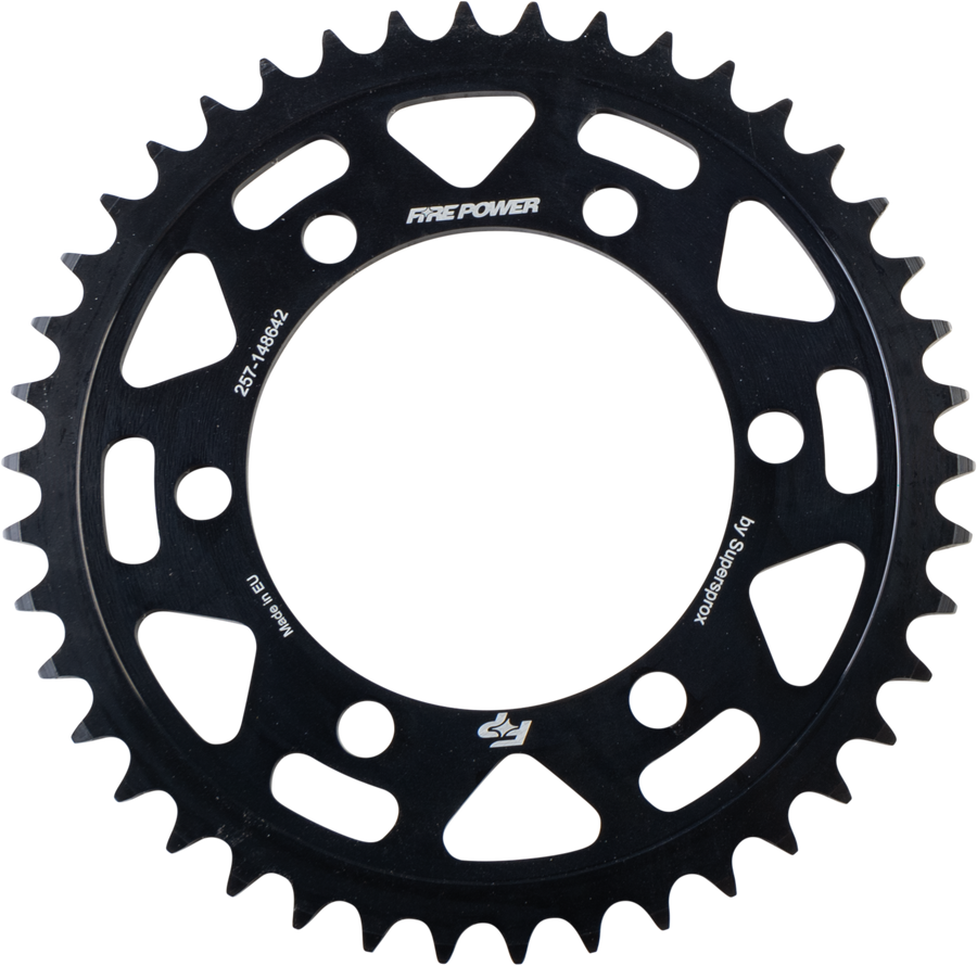 REAR SPROCKET STEEL 42T BLK
