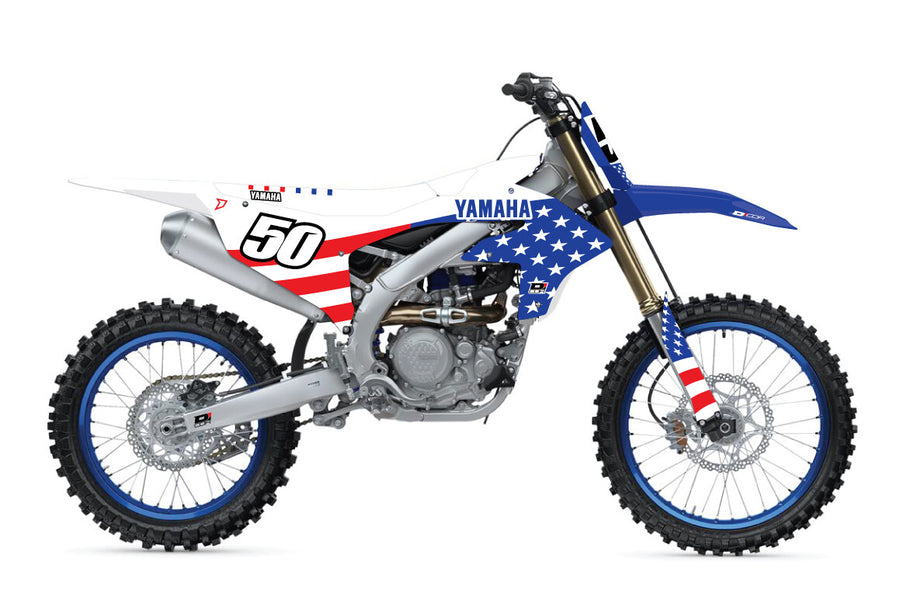 COMPLETE KIT USA YAMAHA YZF250/450 WHT BG | 20-50-351