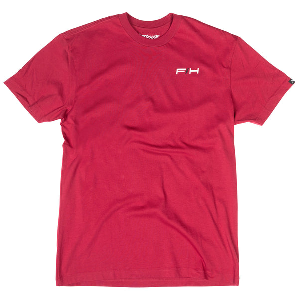 ELEVATE SS TEE CARDINAL