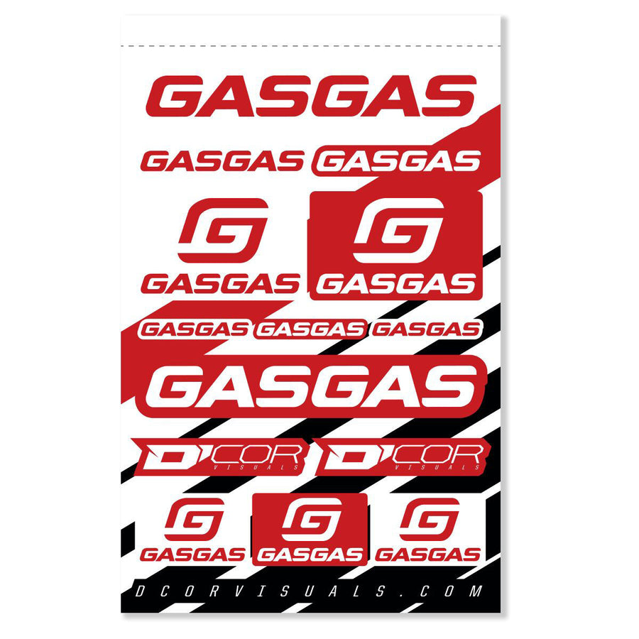 GasGas Decal Sheet