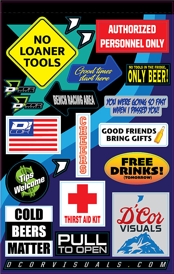 DECAL SHEET FRIDGE KIT DECAL SHEET FRIDGE KIT | 40-90-123