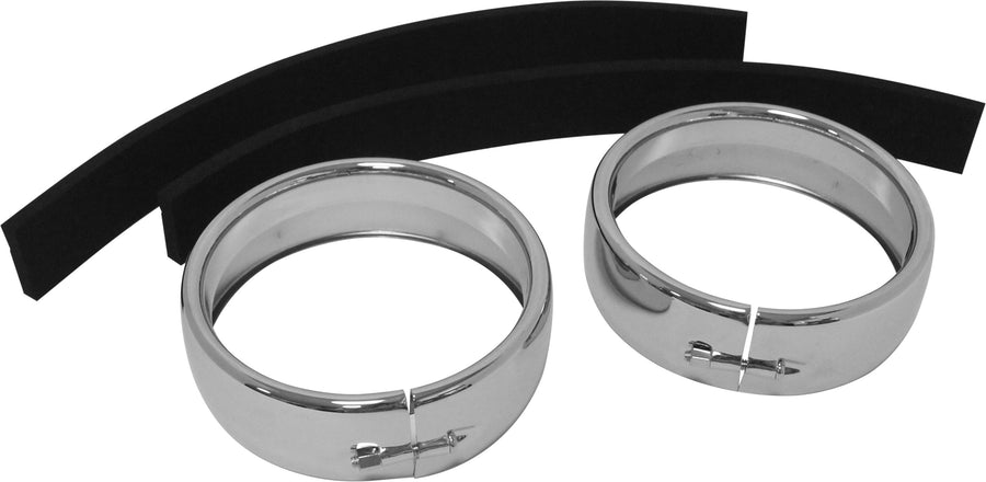 PASSING LAMP TRIM RINGS CHROME | 38-302