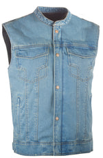 Iron Sights Club Collar Denim Vest