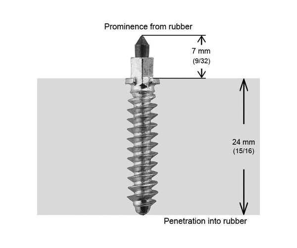 1 1/4"-32MM SHOULDER STUDS QTY 150 | SS-32150R
