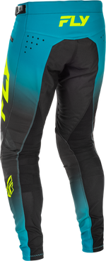 YOUTH RAYCE BICYCLE PANTS TEAL/BLACK/LIME SZ 18