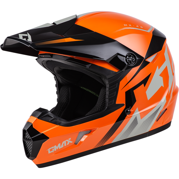 MX-46Y COMPOUND HELMET ORANGE/BLACK/GREY