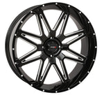 ST7 WHEEL 24X9 5+4 (0MM) 4/156 GLOSS BLACK MILLED | 24S3-7256