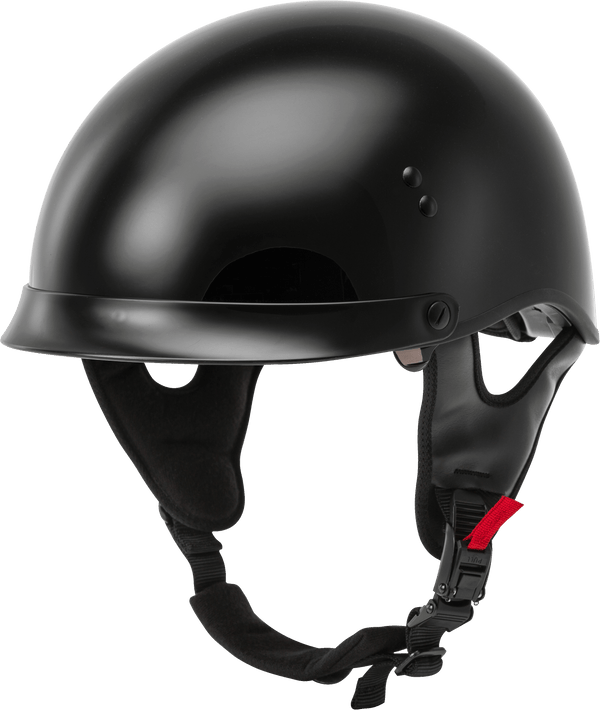 HH-65 HALF HELMET FULL DRESSED BLACK