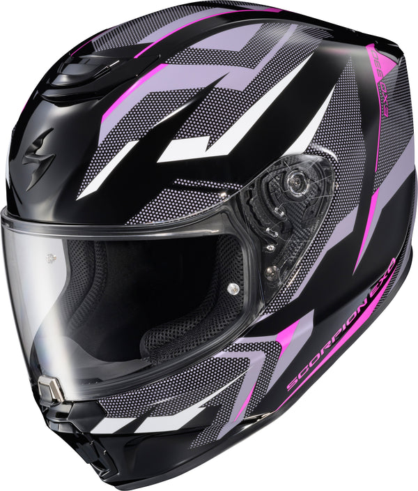EXO-R330 FULL FACE HELMET SAGA BLACK/PINK/PURPLE