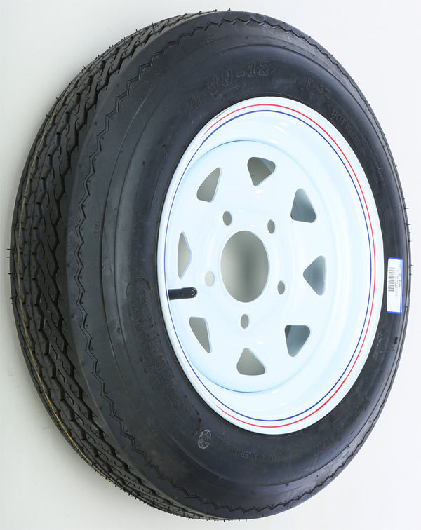 TRAILER TIRE AND WHEEL ASSEMBLY WHITE | TA2024012-71B480C