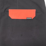 BURNER21 BORDSHRT BLK/RED