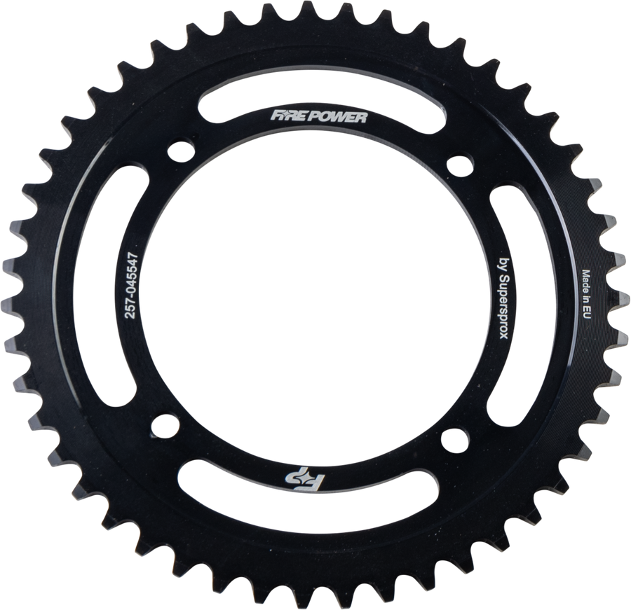 REAR SPROCKET STEEL 47T BLK