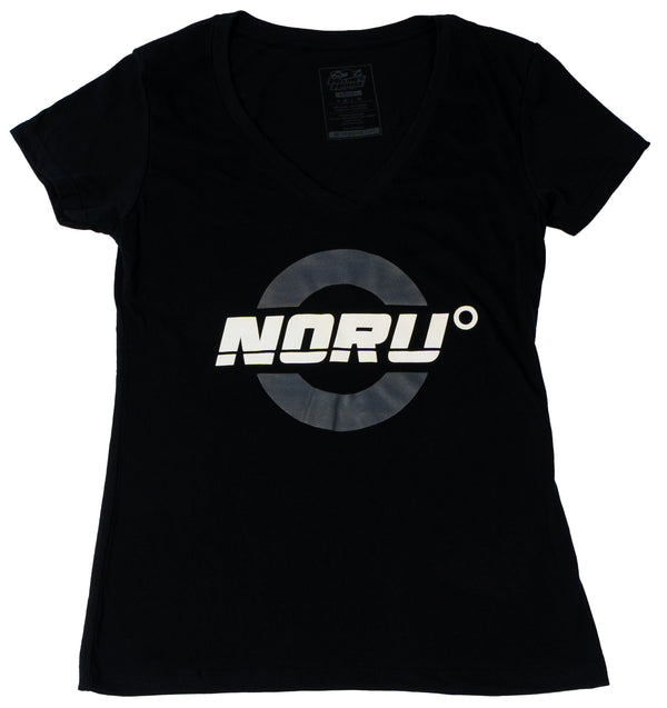 NORU LOGO SS V TEE BLACK