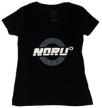 NORU LOGO SS V TEE BLACK