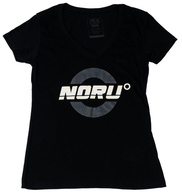 NORU LOGO SS V TEE BLACK