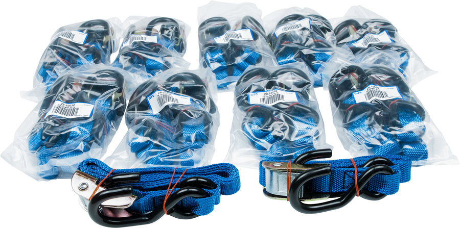 1" TIE-DOWN BLUE 10/PAIRS