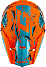 YOUTH MX-46Y UNSTABLE HELMET HI VIS ORANGE/BLUE YM | D3465211