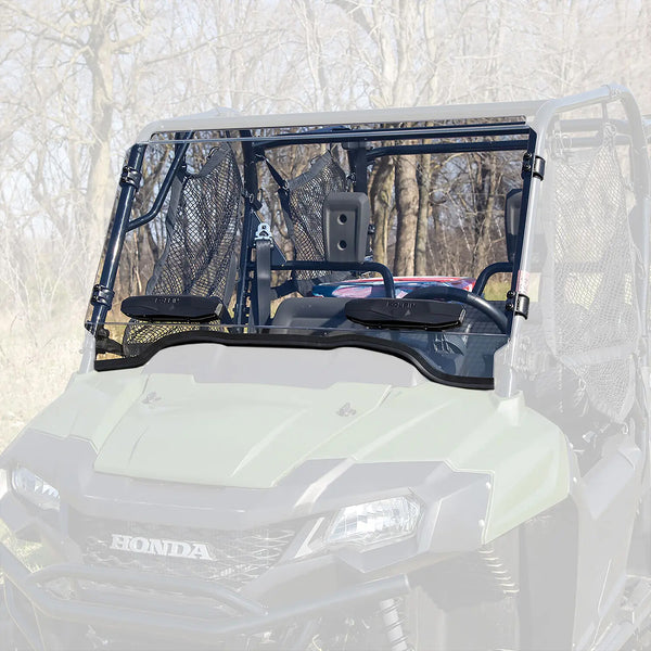 POLY FRONT WINDSHIELD FULL FIXED VENTED HON | 2793