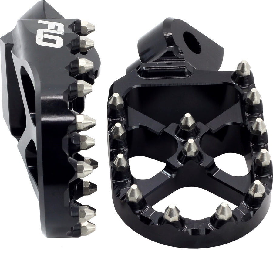PRO SERIES FOOT PEGS BLACK SUZ