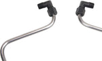 STAINLESS/BLACK ROCKER BOX SPLIT OIL LINE | STFS66BK