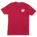 BURNER SS TEE CARDINAL