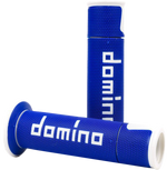 A450 ROAD RACING GRIPS BLUE/WHITE PAIR