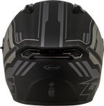 OF-87 DUKE HELMET MATTE BLACK/GREY 3X
