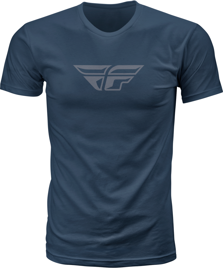 FLY F-WING TEE MIDNIGHT NAVY/GREY 2X