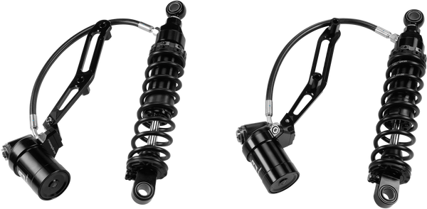 By Racing Bros Touring remote res shocks