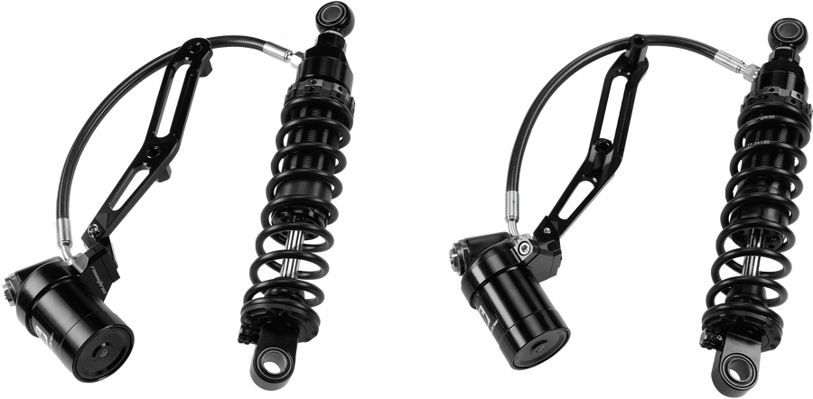 By Racing Bros Touring remote res shocks